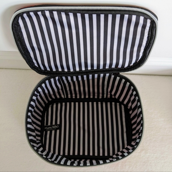 marc tetro Westie Cosmetic Case Bag Extra Large PVC Saffiano Red NWT - Picture 11 of 13